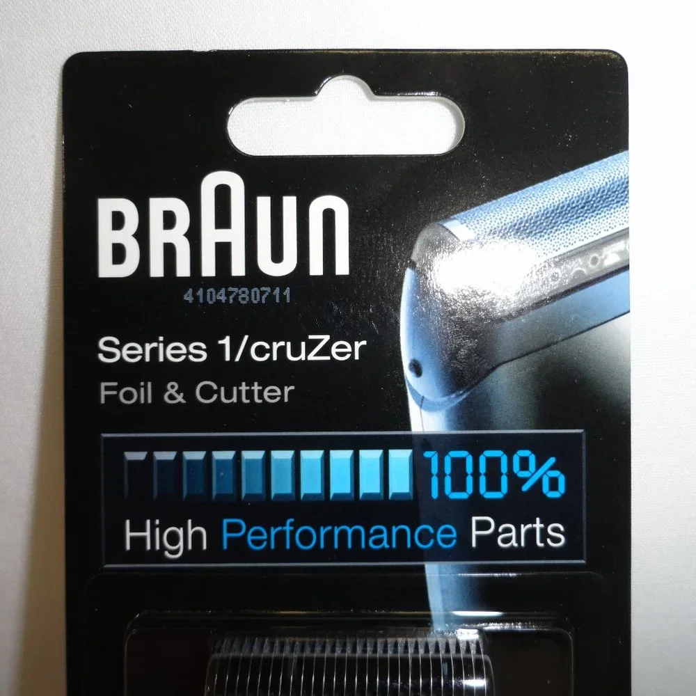 BRAUN, Series 1 / cruZer, foil & cutter, 10B/20B, FreeControl, new